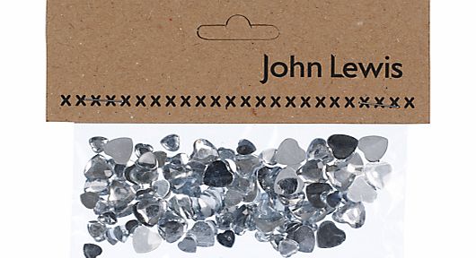 John Lewis Mirrored Hearts, Small, Pack of 100