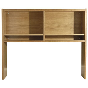 John Lewis Modus Desktop Bookcase- Oak