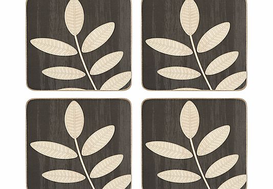John Lewis Natures Carvings Coasters, Set of 4