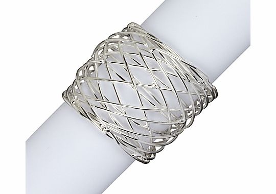 John Lewis Nest Napkin Ring, Set of 4