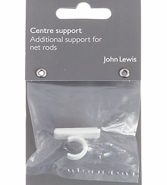 John Lewis Net Rod Centre Support, White