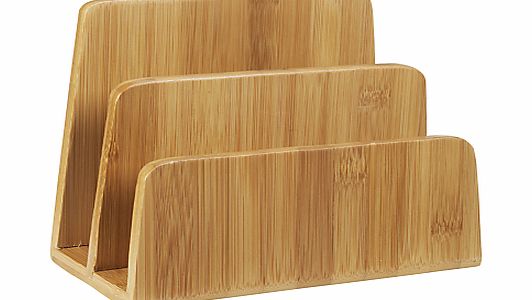 John Lewis New Bamboo Letter Sorter
