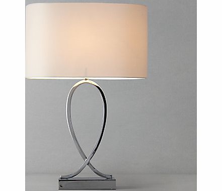 John Lewis New Tom Table Touch Lamp, Chrome