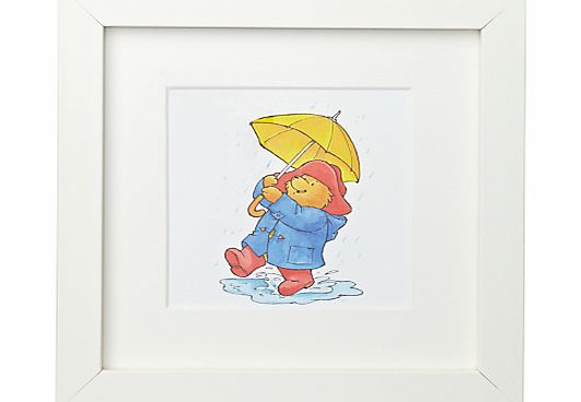 Paddington Bear Brolly Framed Print, 23 x 23cm