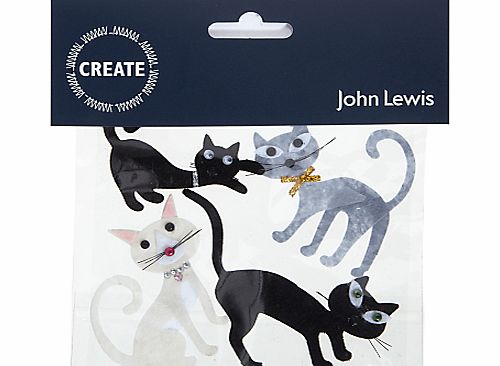 John Lewis Paper Toppers, Pack of 4, Cats