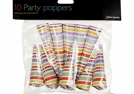 John Lewis Party Poppers, Pack of 10