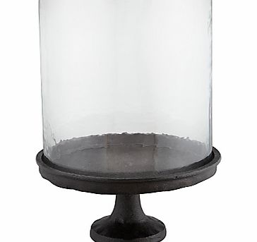 John Lewis Pedestal Stand Hurricane Lamp, Dia.24cm