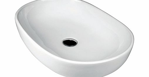 John Lewis Pisa Oval Countertop Bathroom Sink
