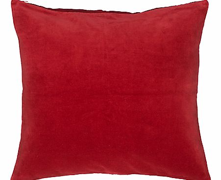 John Lewis Plain Velvet Cushion
