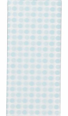 Polka Dot Tissue Paper, Blue, 5 Sheets
