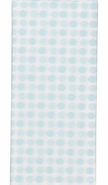 Polka Dot Tissue Paper, Blue, 5 Sheets