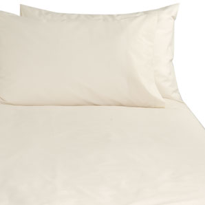 John Lewis Polycotton Percale Duvet Cover- Oyster- Double