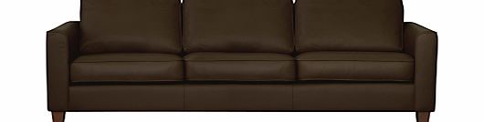 John Lewis Portia Grand Sofa, Madras Earth Hide