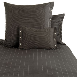 john lewis Premium- Double Stripe Duvet Cover- Nero- Kingsize