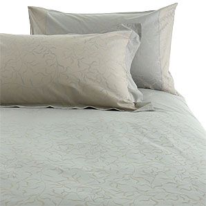 John Lewis Reed Duvet Cover, Blue Haze, Single