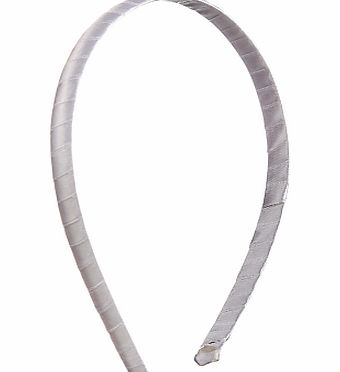 John Lewis Ribbon Head Band, Silver