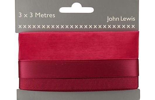 John Lewis Ribbon Pack, 3 x 3m