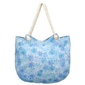 John Lewis Rope Handle Bag- Blue