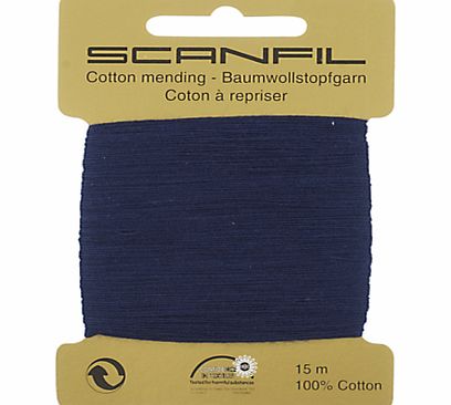 John Lewis Scanfil Mending Cotton, Navy