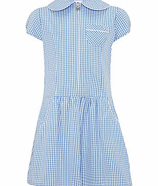 John Lewis School Gingham A-Line Summer Dress,