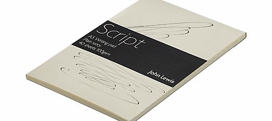 John Lewis Script Writing Paper, Ivory, A5