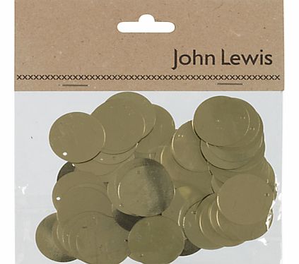 John Lewis Sequins, Gold