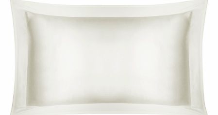 John Lewis Silk Oxford Pillowcase, Ivory