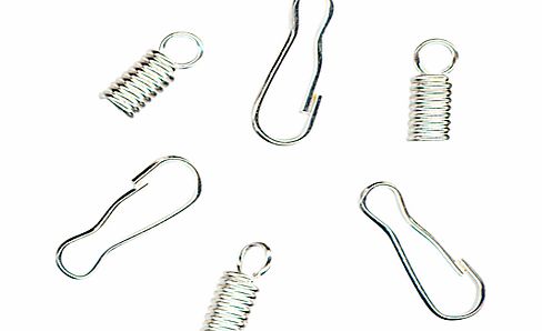John Lewis Spring Ends and Hooks, Pack of 5,