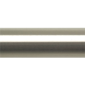 John Lewis Stainless Steel Curtain Pole- L120cm x Dia.25mm