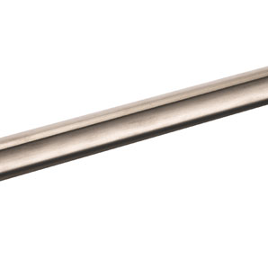 John Lewis Stainless Steel Curtain Pole- L180cm x Dia.19mm