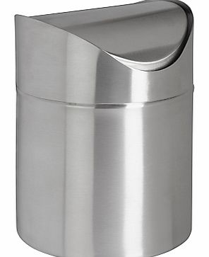 John Lewis Stainless Steel Tabletop Bin, 1L