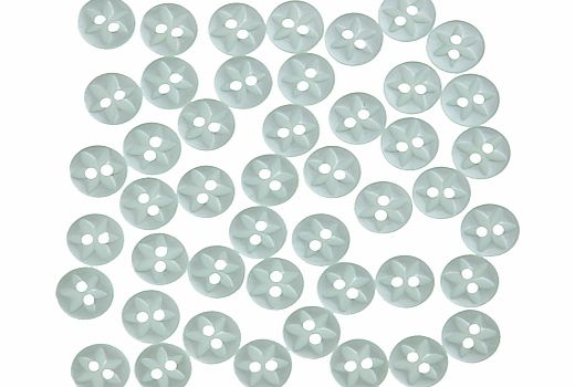 John Lewis Star Fish Eye Buttons, 10mm, Pack of 50