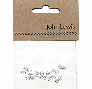 John Lewis Swarovski Xillion 4mm Crystals, Pack