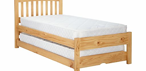 John Lewis The Basics Woodstock Guest Bed, Pine