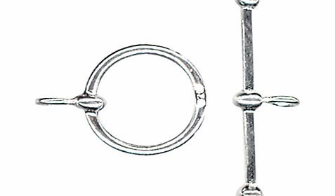 John Lewis Toggle Clasp, 10mm, Sterling Silver