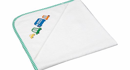 John Lewis Transport Baby Cuddle Robe, Multi