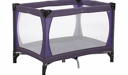 John Lewis Travel Cot, Berry