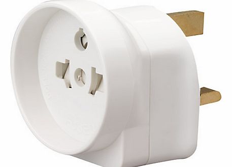 John Lewis UK Visitor Travel Adapter