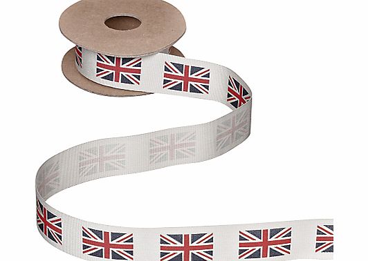 John Lewis Union Jack Chunky Ribbon, 5m