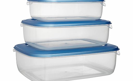 John Lewis Value Rectangle Storage Containers,