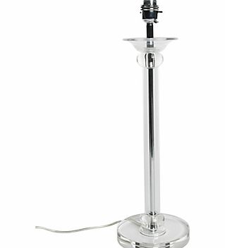 John Lewis Venice Tall Glass Lamp Base