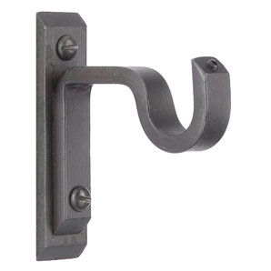 john lewis Waxed Steel Side Bracket- 19mm