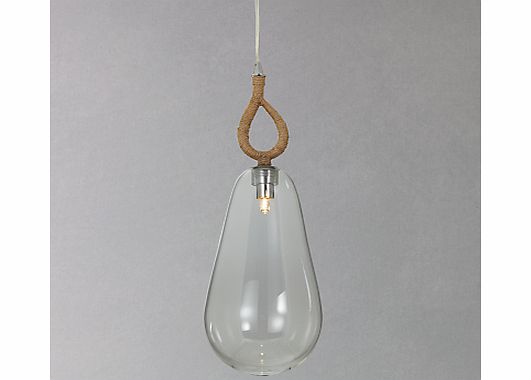 John Lewis Winthrop Glass Rope Pendant Ceiling