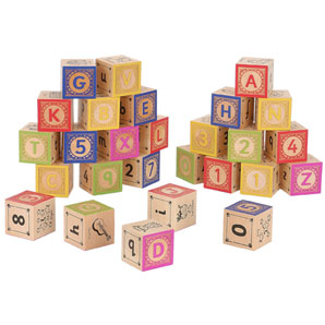 John Lewis Wooden Alphabet Blocks