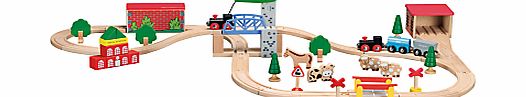 Wooden Train Set