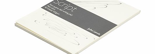 John Lewis Writing Pad, Ivory, A5
