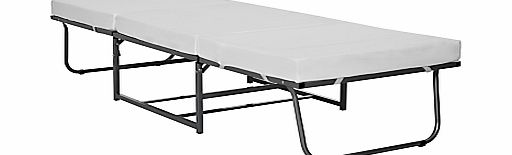 John Lewis Zig Zag Folding Guest Bed, Single
