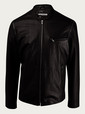 john varvatos leather black