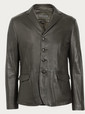 john varvatos leather brown