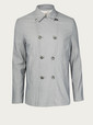 john varvatos outerwear light grey